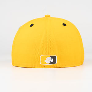 Casquette de baseball ajustée TCAP Chine personnalisée à 6 panneaux, broderie et sérigraphie, mélange de laine - Product Image 4