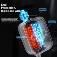 Chauffe-eau électrique instantané transfrontalier à température constante rapide 3500W en plastique avec garantie à vie pour douche