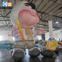 Filles gonflables de photo de modèle gonflable de personnage de dessin animé de décoration avec la lumière menée