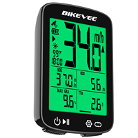 Computadora para Bicicleta con GPS Bikevee350 Ultraligera, 49g, 5 Sistemas de Satélites, Resistente al Agua IPX7, Batería de Más de 20 Horas