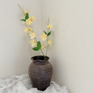 Composition <span class=keywords><strong>florale</strong></span> artificielle de pois doux à longues tiges pour mariage, décoration de chemin d'allée, accessoire de photographie - Product Image 2