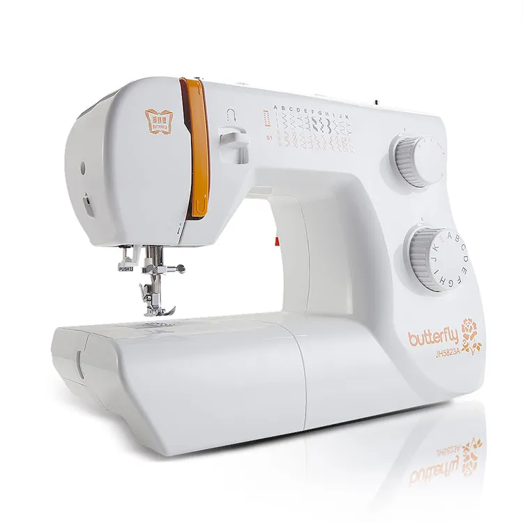 Borboleta jh5823a nova máquina de costura multifuncional, máquina de costura doméstica, melhor suporte oem, boa qualidade, preço baixo