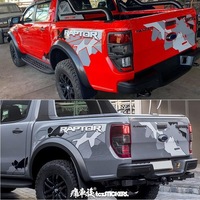 Autocollants personnalisés pour les bandes latérales des portes pour Ford Ranger Wildtrak XLT Raptor 2012-2021, décoration de la carrosserie du coffre arrière, autocollants de voiture