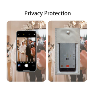 Pas de photographie sac de téléphone <span class=keywords><strong>portable</strong></span> étuis de téléphone <span class=keywords><strong>portable</strong></span> pour empêcher les pochettes de blocage d'appareil photo pour téléphones Anti caméra confidentialité - Product Image 4