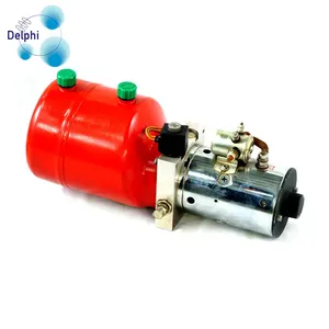 Chinese manufacturer with hand pump 12v 24v electric mini hydraulic power pack unit for Vehicle lift