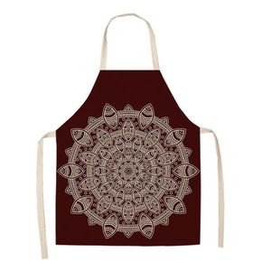 Tablier à motif Mandala occulte, tablier de cuisine <span class=keywords><strong>Datura</strong></span>, tablier à bavette pour adulte - Product Image 2