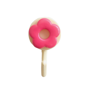 Wholesale Modern Kitchen & <b>Bathroom</b> Wall Decorative <b>Hooks</b> Custom Self Adhesive Flower Design Without Drilling Coat Bag Hanger - Product Image 1