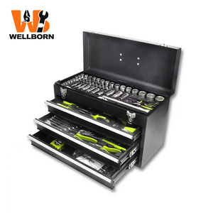 KAODEE 119PCS Four-Layer Iron Box Portable Auto Repair Hardware <b>Tool</b> Set With <b>Drawers</b> Multifunctional Waterproof OEM Customizabl - Product Image 1