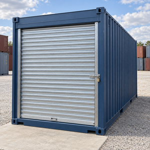 Porte de stockage pour conteneur maritime, <span class=keywords><strong>volet</strong></span> roulant en acier avec surface antivol finie pour ferme, cour, entrepôt - Product Image 1