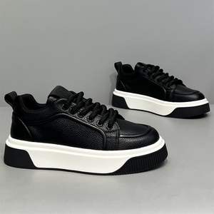 Zapatillas Deportivas de Piel para Hombre, Otoño 2026, Estilo Clásico, Ligeras, de Lujo, con Plataforma Baja, Modernas, Versátiles e Informales - Product Image 2