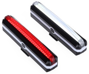 <span class=keywords><strong>Ricaricabile</strong></span> COB bianco rosso LED posteriore bicicletta luci anteriori impermeabili Mountain bike manubrio chiavette torce - Product Image 1