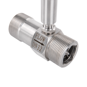 Débitmètre numérique à faible débit pour la mesure de l'eau, sortie 4-20mA, connexion filetée intelligente, compteur de condensation en acier inoxydable - Product Image 2