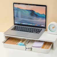 Organizador de Oficina Multifuncional, Ecológico, Flexible, de Plástico PP Inyectado, Blanco, Rectangular, Minimalista, Caja de Almacenamiento para Papelería