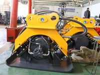 Compacteur à plaques vibrantes hydraulique pour engins de chantier, moteur et moteur à essence, équipement de construction routière à haute efficacité