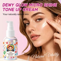 Crème Teintée Scintillante LOZEE Sun Bronze Micro Shine Waterproof Anti-Transpiration Effet Naturel Flou Couvrant pour Usage Quotidien en Extérieur Anti-Grumelement