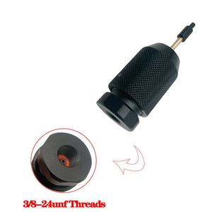 Adaptador de aguja de carga para recarga de CO2 con roscas de 3/8-24UNF, compatible con cápsulas de CO2 desechables de 8g, 12g, 16g o 24g - Product Image 3