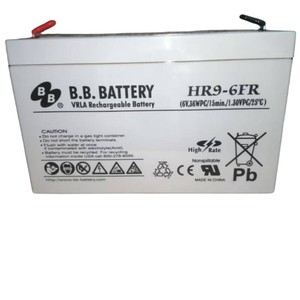 HR9-6FR батареи BB Meimei 9AH для лифтов, медицинское наблюдение за огнем, с огнестойким корпусом - Product Image 4