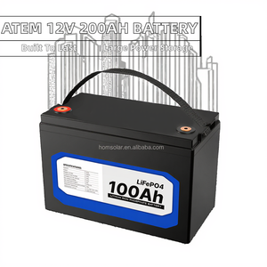 ATEM POWER 12V 200Ah LiFePO4 Baterai Lithium Ion Deep Cycle Marine 4WD Portabel untuk Kendaraan 12V - Product Image 5