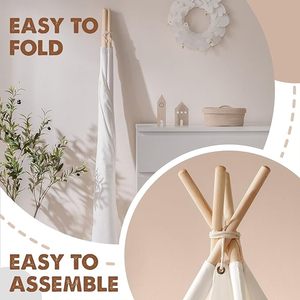 Jouet de jeu pour enfants de haute qualité indien <span class=keywords><strong>Tipi</strong></span> Tans maison coton toile enfants <span class=keywords><strong>tipi</strong></span> tentes - Product Image 2