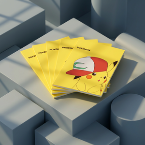 pokemon Pikaed with Hat Mini Bound Notebook 5 PCS Korean Kids Stationery Cute Character Pocket Note Bulk Distributor Wholesale - Product Image 2