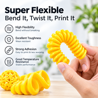 Filament d'imprimante 3D TPU95A, souple et flexible, tolérance de ±0,02 mm, résistant à l'usure pour l'impression 3D FDM, pièces fonctionnelles flexibles