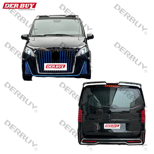 Modification du kit carrosserie pour Mercedes Benz classe V V260 pare-chocs avant et arrière phares assy <span class=keywords><strong>feux</strong></span> arrière calandre noire avec <span class=keywords><strong>feux</strong></span> - Product Image 2