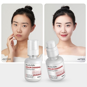 Belleza Piel Hidratante Nicotinamida Coreana Brillo Cambio de color <span class=keywords><strong>Crema</strong></span> blanqueadora facial - Product Image 1