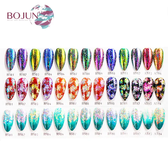 Hot sale Chameleon flake Fantasy Chameleon Pigment powder for nail beauty nail art