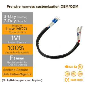 Arnés de Cableado Eléctrico para Automóviles y Motocicletas, Cable Aislado de PVC con Clasificación IP65 para Sistemas de Control de Señales de ECU/Iluminación - Product Image 1