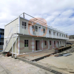 Casa Contenedor Oficina Estándar Rectangular Diseño Industrial Montaje Rápido Para Sitio de Construcción - Product Image 4