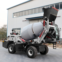 Camion malaxeur à béton diesel autochargeur de marque OEM LTMG, neuf, avec boîte de vitesses, capacité de 3-4m3, à vendre
