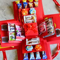 Boîte cadeau créative en papier écologique imprimé à 5 couches, boîte surprise à ruban gros-grain pour anniversaires