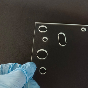 <span class=keywords><strong>Verre</strong></span> borosilicate transparent professionnel percé de 5 à 12 mm, résistance à haute température 4.0, plaque de <span class=keywords><strong>verre</strong></span> de construction - Product Image 2