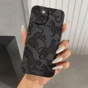 Custodia per telefono in Silicone morbido antiurto in stile leopardato per 16 15 Pro 11 XS XR 7 8 Plus <span class=keywords><strong>SE</strong></span> <span class=keywords><strong>2020</strong></span> - Product Image 2