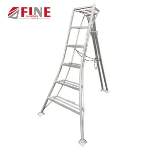 Soporte de aluminio para recolección de fruta, trípode para cultivo de huerto, escalera para fruta