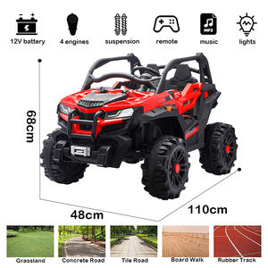 รถของเล่นไฟฟ้า4ล้อสำหรับเด็กทารก, รถของเล่นรถขับเคลื่อน<span class=keywords><strong>2</strong></span>-Seaters ของเล่นรถควบคุมด้วยแบตเตอรี่พลาสติก - Product Image 2