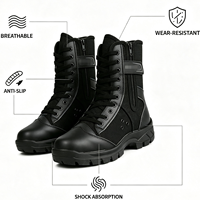 Bottes tactiques d'extérieur pour hommes, vente en gros, légères, respirantes, amortissantes, pour la randonnée