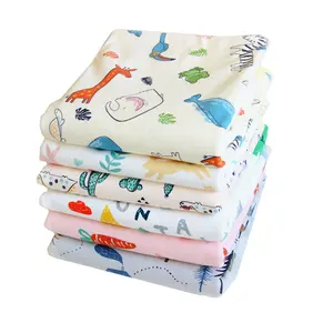 washable printed pul waterproof fabric for baby cloth diaper and Moisture-proof mattress