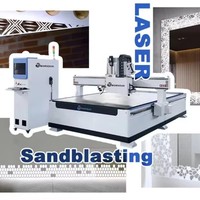 Machine de sablage laser à fibre CNC haute vitesse 120W pour le givrage de miroirs