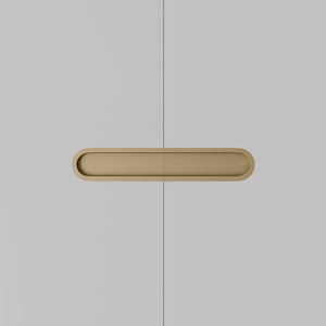 Minimalist U-Shaped Groove Recessed Handles Embedded Concealed <strong>Door</strong> Pulls for Wardrobe Drawer Cabinet Vanity - Product Image 6