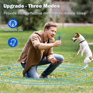 Alat pencegah gonggongan anjing dan kucing ultrasonik, perangkat latihan Anti gonggongan anjing dan kucing dapat diisi ulang 2025 - Product Image 4