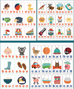 CPC CE 192 pièces – Jeu de puzzle en bois pour enfants – Apprentissage de l'alphabet et de l'orthographe – Tableau cognitif double face pour tout-petits - Product Image 6