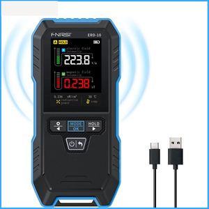 Detektor EMF 4-in-1 Pengukur Kekuatan Medan Elektromagnetik Penganalisis Daya RF Monitor Suhu Akurasi Tinggi 220v Kantor Pabrik - Product Image 6