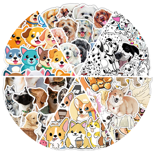 HOYO 300 Pegatinas de Perros, Calcomanías de Vinilo Impermeables de Perros, Cachorros, Mascotas, Perros de Raza Pura para Monopatín, Maletas, Guitarra - Product Image 1