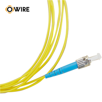 Fabricante de Comunicaciones Owire, Conector de Cable de Fibra Óptica LC SM SX con Curva de 90 Grados