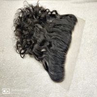 Venta al por mayor de cabello virgen indio Remy con línea de cabello natural transparente HD, ondas naturales, frontales de encaje 13x6, tamaño 12A, cabello crudo de un solo donante.