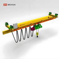 Taller usado personalizado 5 toneladas 10 toneladas 15 toneladas 30 toneladas LX modelo colgante línea Control suspensión sola viga puente grúa