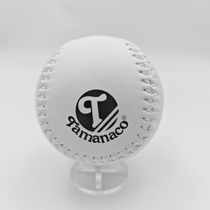 Pelota de Sóftbol <span class=keywords><strong>Tamanaco</strong></span> SB-120I de 12" de Alta Calidad, Cuero Desdoblado Blanco Duradero, COR .50, Compresión de 400 LBS, Núcleo de Corcho - Product Image 5