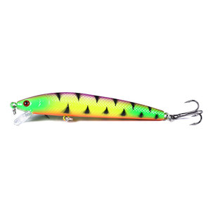 Esca Artificiale Galleggiante Stampata da 100mm 8.5g con Ami per Trota, <span class=keywords><strong>Spigola</strong></span>, Carpa, Marlin - Lancio Lungo, <span class=keywords><strong>Pesca</strong></span> <span class=keywords><strong>a</strong></span> <span class=keywords><strong>Fondo</strong></span> in Acqua Dolce, Plastica Dura Bionica - Product Image 2