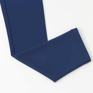 High Quality OEM ODM Girls' Casual Pants Breathable Stretch Workout <b>Leggings</b> Comfortable <b>Knitted</b> Fabric Full Length Anti-Wrinkle - Product Image 2